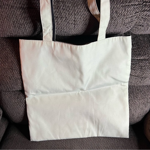 Prada Beauty Black Green Reversible Tote Bag - Picture 4 of 6